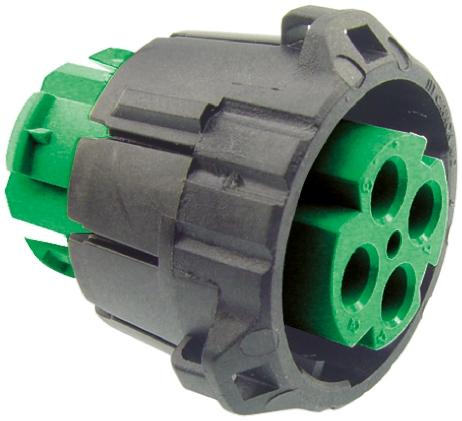 ITT Cannon APD DIN-Stecker Gerade 4-polig, 48 V dc IP67, IP69K Kabelmontage