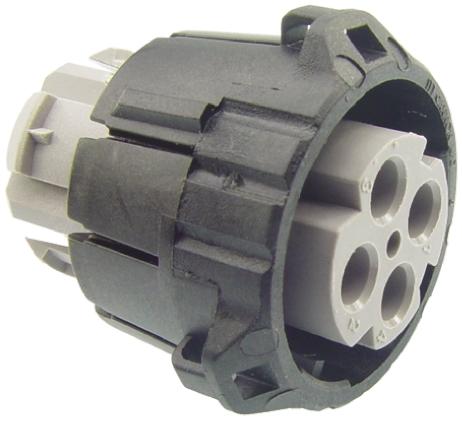 ITT Cannon APD DIN-Stecker Gerade 4-polig, 48 V dc IP67, IP69K Kabelmontage