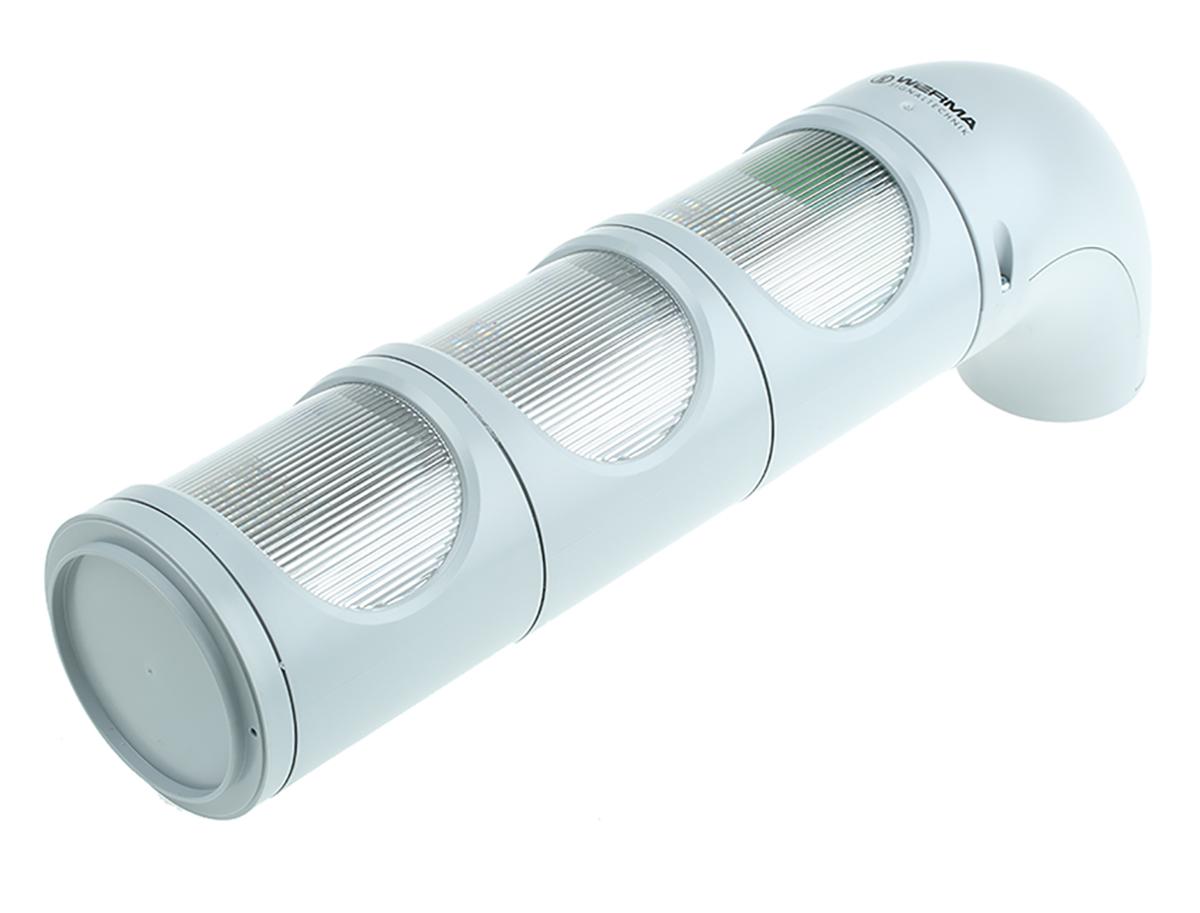 Werma 894 LED Signalturm 3-stufig Linse Rot/Gelb/Grün LED Rot/Gelb/Grün + Dauer 394mm