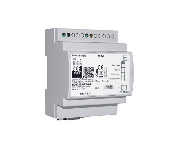 Produktfoto 1 von Wachendorff HD67xxx GateWay-Bauteil für Modbus und PROFIBUS Digital IN Gateway Digital OUT, 71 x 95 x 60 mm