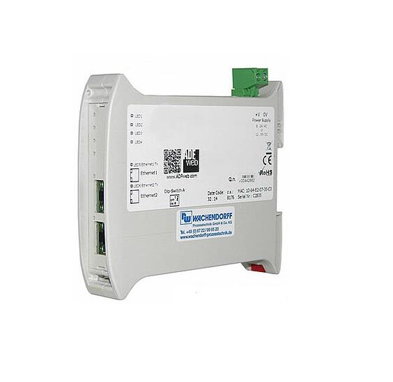 Produktfoto 1 von Wachendorff HD67xxx GateWay-Bauteil für PROFINET und Modbus RTU Digital IN Gateway Digital OUT, 23 x 107 x 120 mm