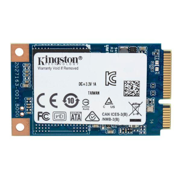 Produktfoto 1 von Kingston Design-In-Industrie, mSATA Intern SSD SATA III Industrieausführung, 3D TLC, 128 GB, SSD