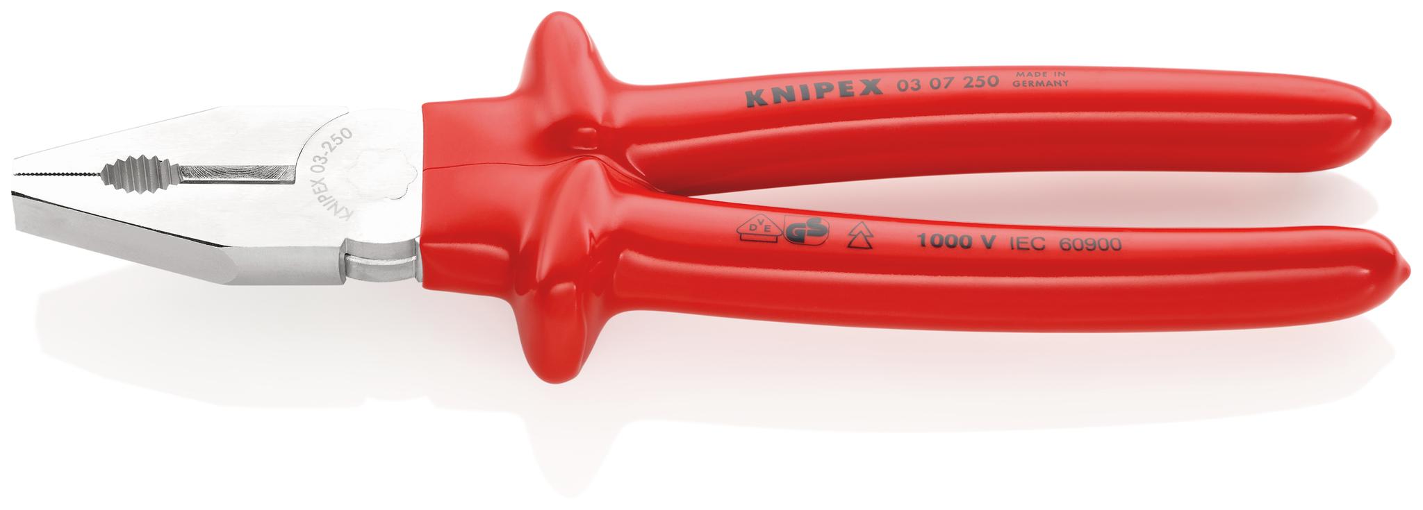 Produktfoto 1 von Knipex Kombizange, gebogen Schneidkraft → 15 mm 260 mm VDE