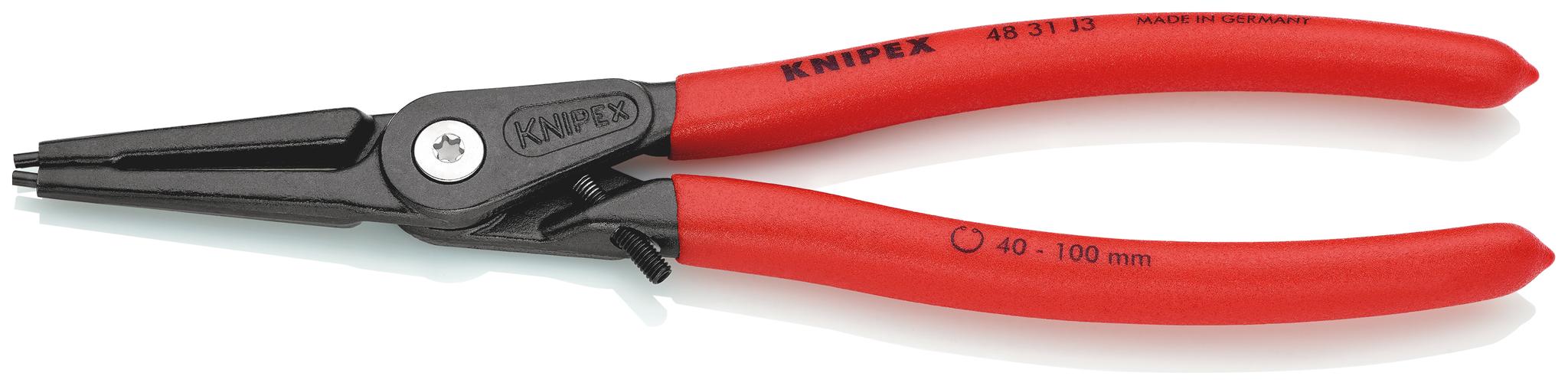 Produktfoto 1 von Knipex Sicherungsringzange , gebogen 225 mm