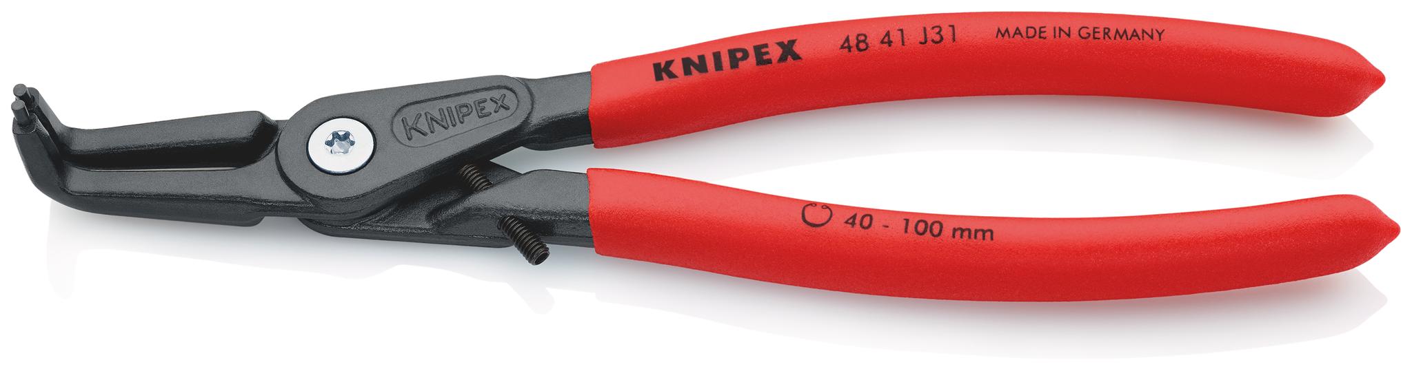 Produktfoto 1 von Knipex Sicherungsringzange , gebogen 210 mm