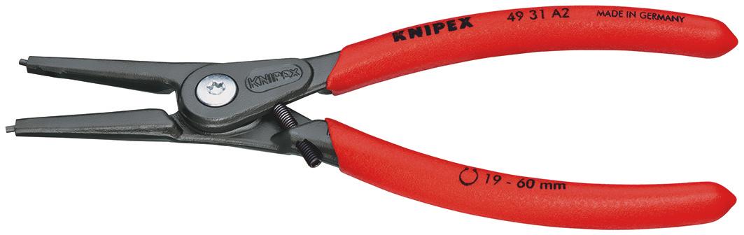 Knipex Sicherungsringzange , gebogen 180 mm