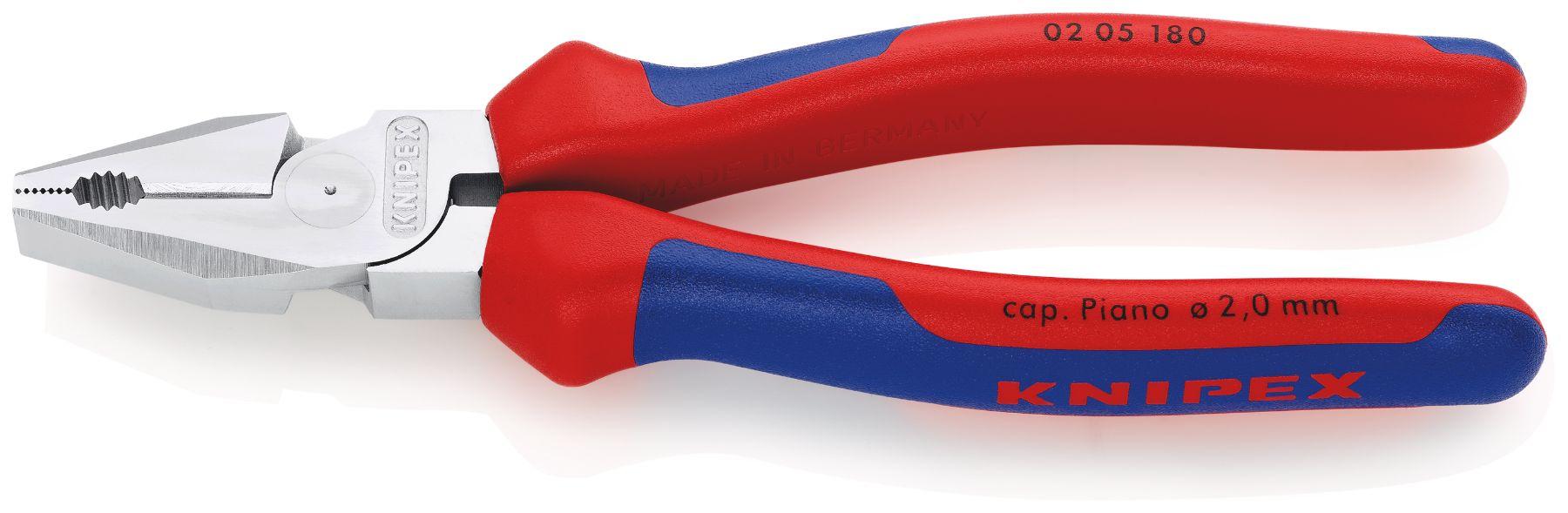 Produktfoto 1 von Knipex Kombizange, gebogen Schneidkraft → 11,5 mm 190 mm