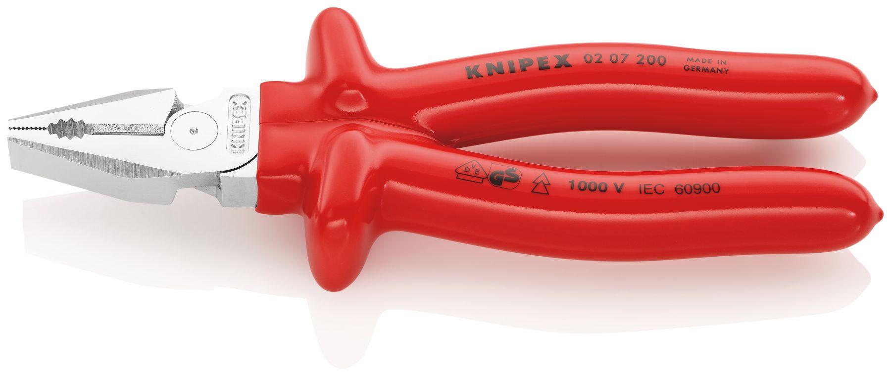 Produktfoto 1 von Knipex Kombizange Schneidkraft → 13 mm 205 mm VDE