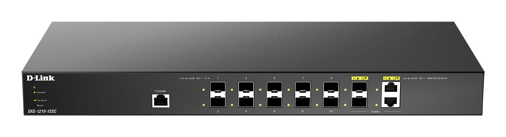 Produktfoto 1 von D-Link DXS-1210-12SC Smart Switch 12-Port Managed, Smart EU