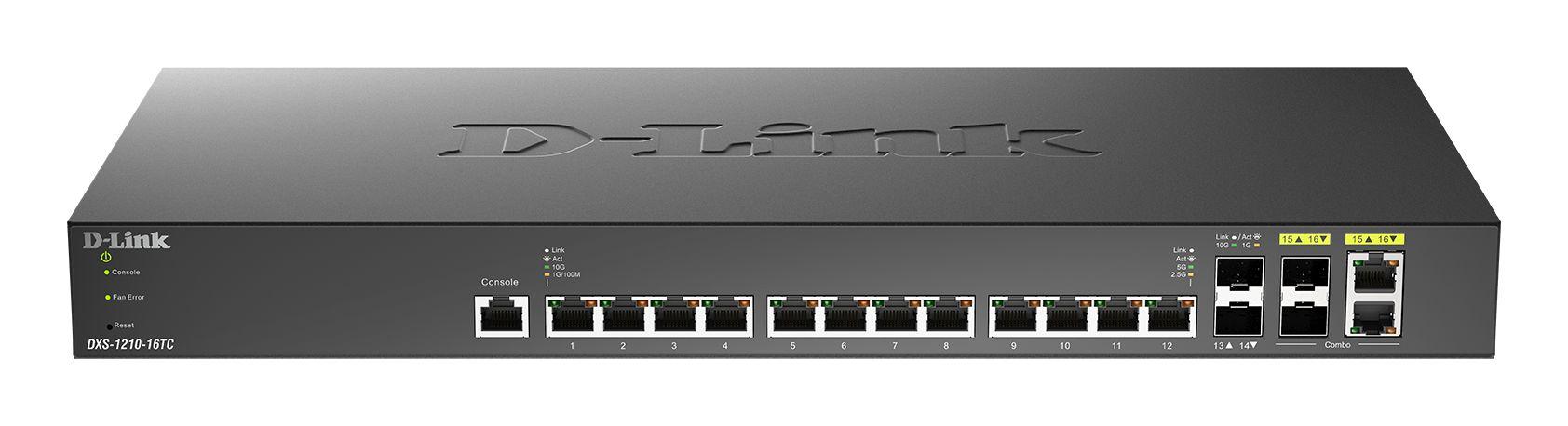 Produktfoto 1 von D-Link DXS-1210-16TC Smart Switch 16-Port Managed, Smart EU