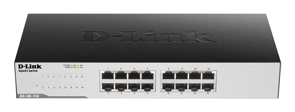 Produktfoto 1 von D-Link GO-SW-16G Netzwerk Switch 16-Port EU