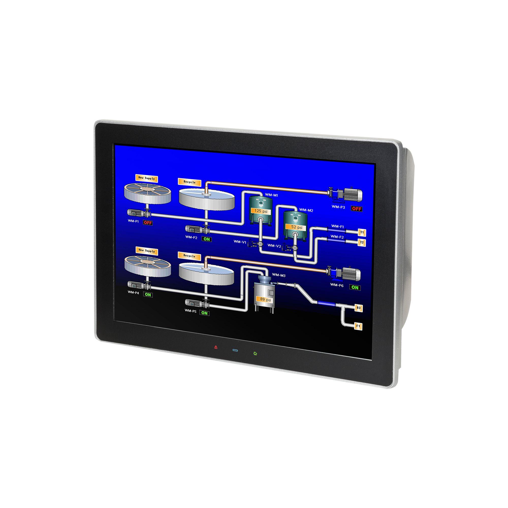 Produktfoto 1 von Red Lion Graphit HMI-Touchscreen, 12 Zoll HMI TFT