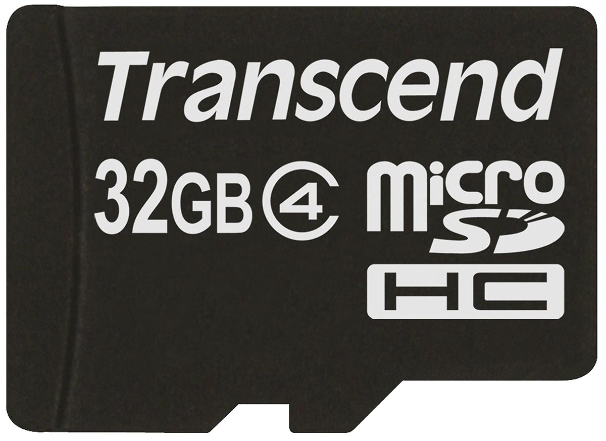 Produktfoto 1 von Transcend Micro SDHC Micro SD Karte 32 GB Class 4, MLC