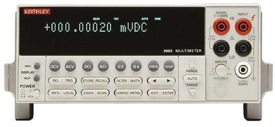 Produktfoto 1 von Keithley 2002, TischDigital Digital-Multimeter 750V ac / 2A ac, 1GΩ, ISO-kalibriert