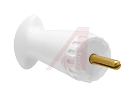 Produktfoto 1 von Superior Electric Supercon Stecker Leistungssteckverbinder, Stecker, 1P, Gold, Kabel ø 4.6mm, Schraubhalterung,