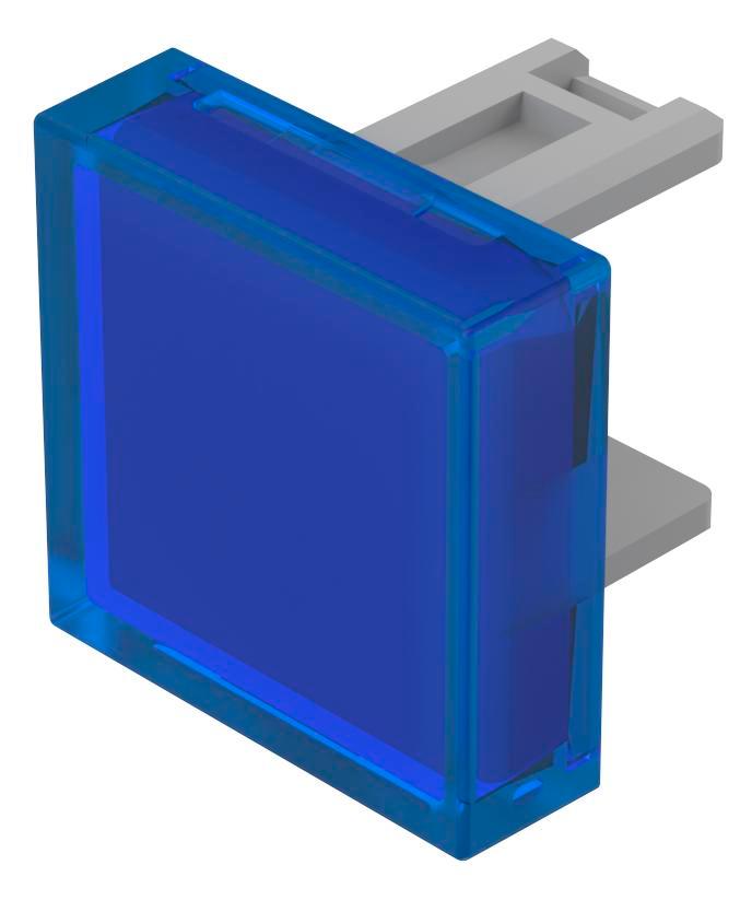 Produktfoto 1 von EAO Objektiv für Druckknopf Blau Eckig