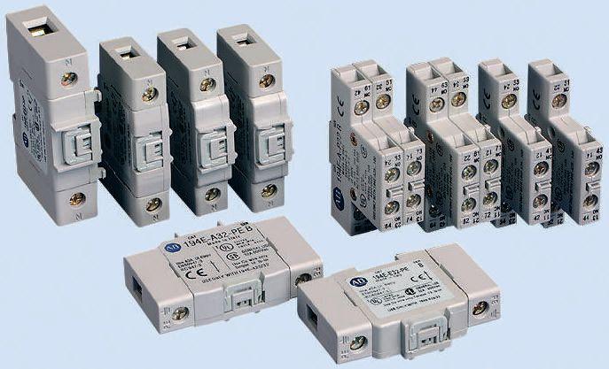 Allen Bradley 194 Hilfskontakt 4-polig, 2 Öffner + 2 Schließer Seitliche Montage 6 A, 17 VDC