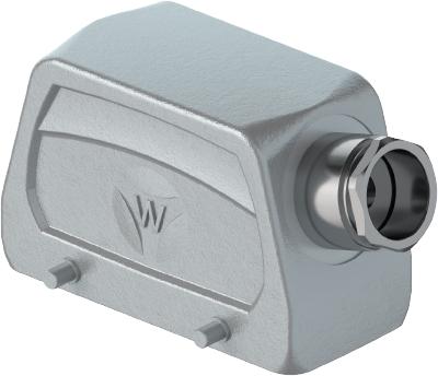 Produktfoto 1 von Wieland Hood BAS GOT GA Haube für 70.300.2440,0 oder 70.310.2440,0, Stecker, M25, Seite, 16A, 500 V, 24-polig