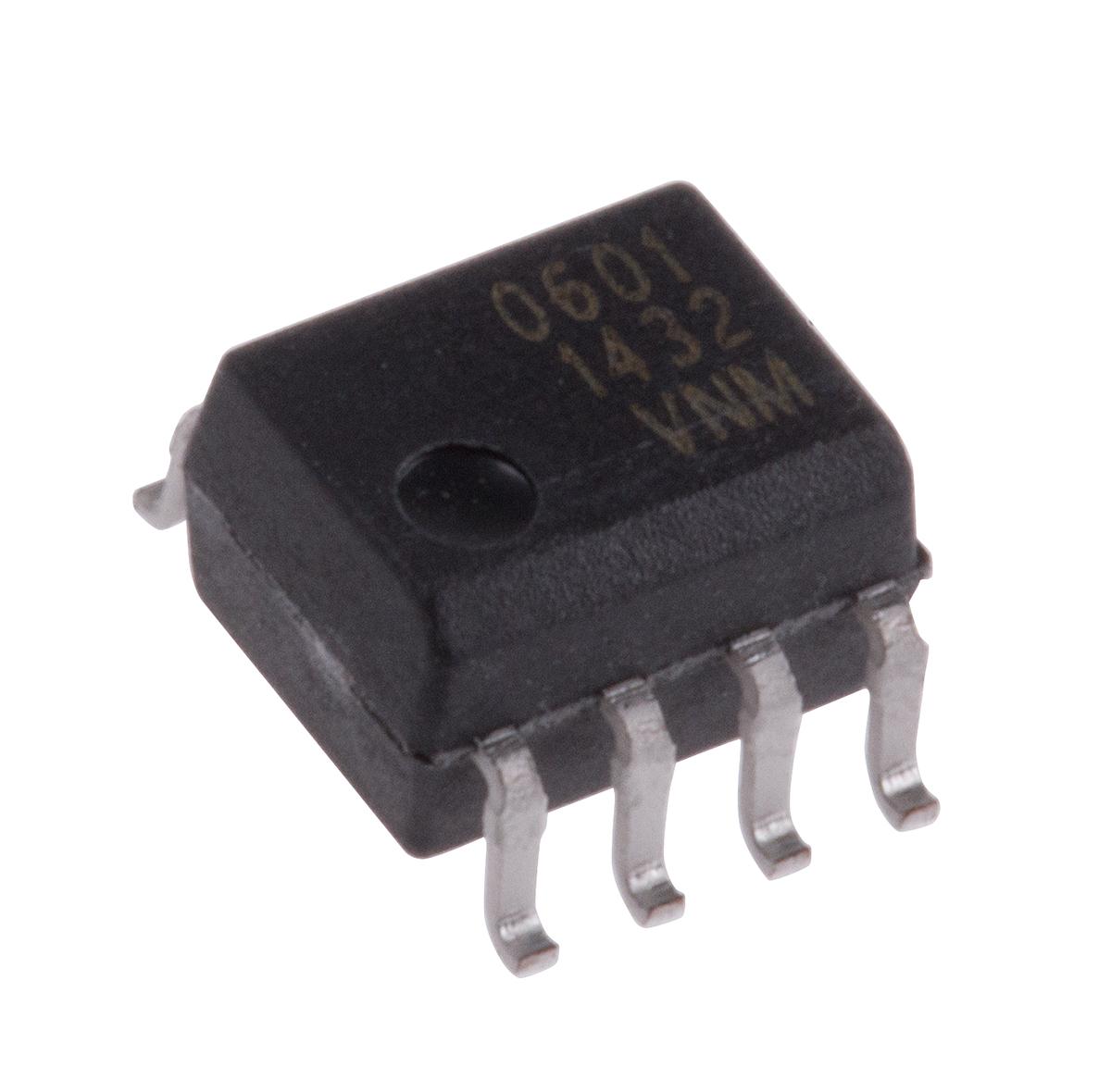 Produktfoto 1 von Broadcom SMD Optokoppler DC-In / Transistor-Out, 8-Pin SOIC, Isolation 3,75 kV eff