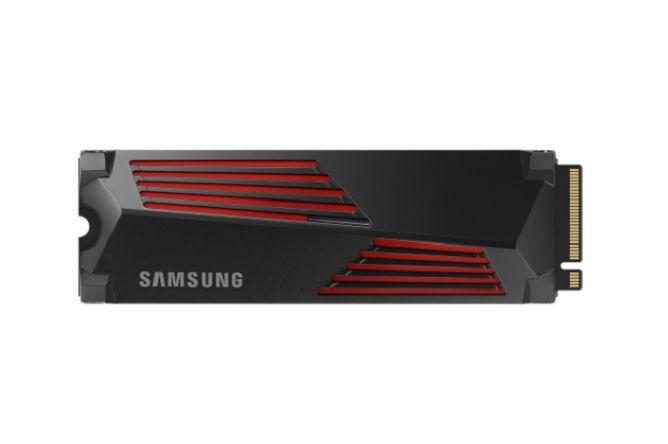 SAMSUNG 990PRO mit Kühlkörper, M.2 (2280) Intern SSD PCIe Gen 4.0 x4 NVMe, V-NAND TLC, 1 TB, SSD