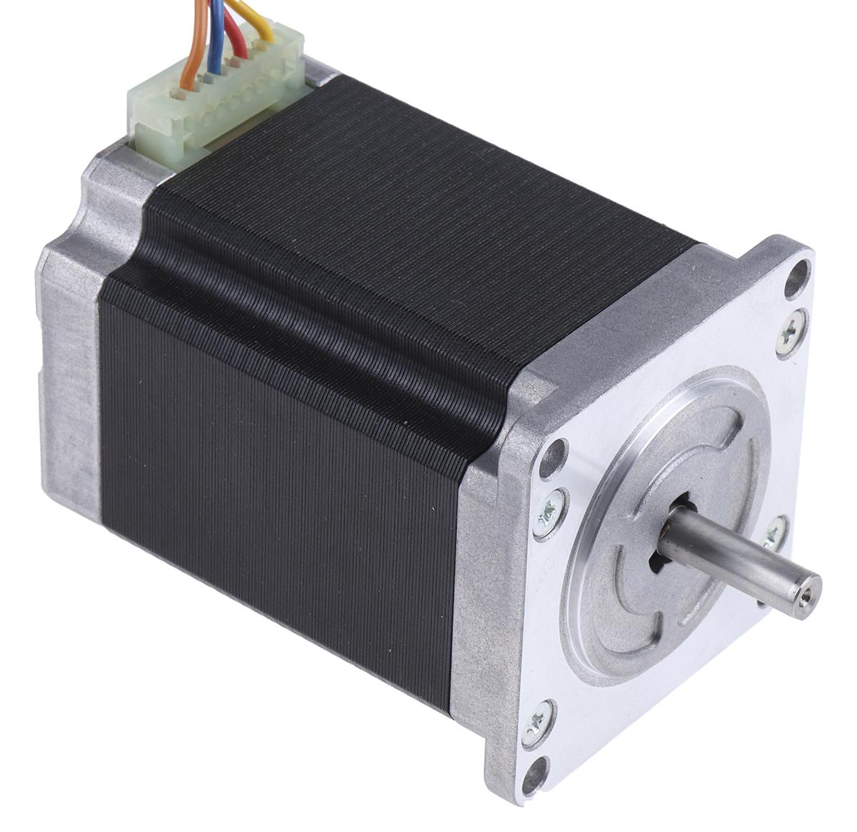 Produktfoto 1 von Sanyo Denki 103H7 Hybrid 1.8° Schrittmotor 24 V / 2 A 1.6Nm 4-adrig, 56 x 56mm Wellen-Ø 6.35mm