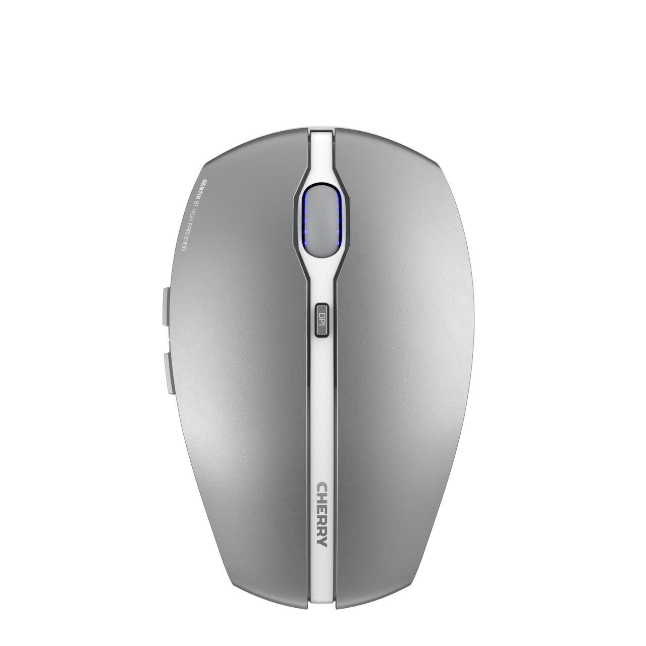 CHERRY Maus Wireless Wireless Optisch 7 Tasten Silber