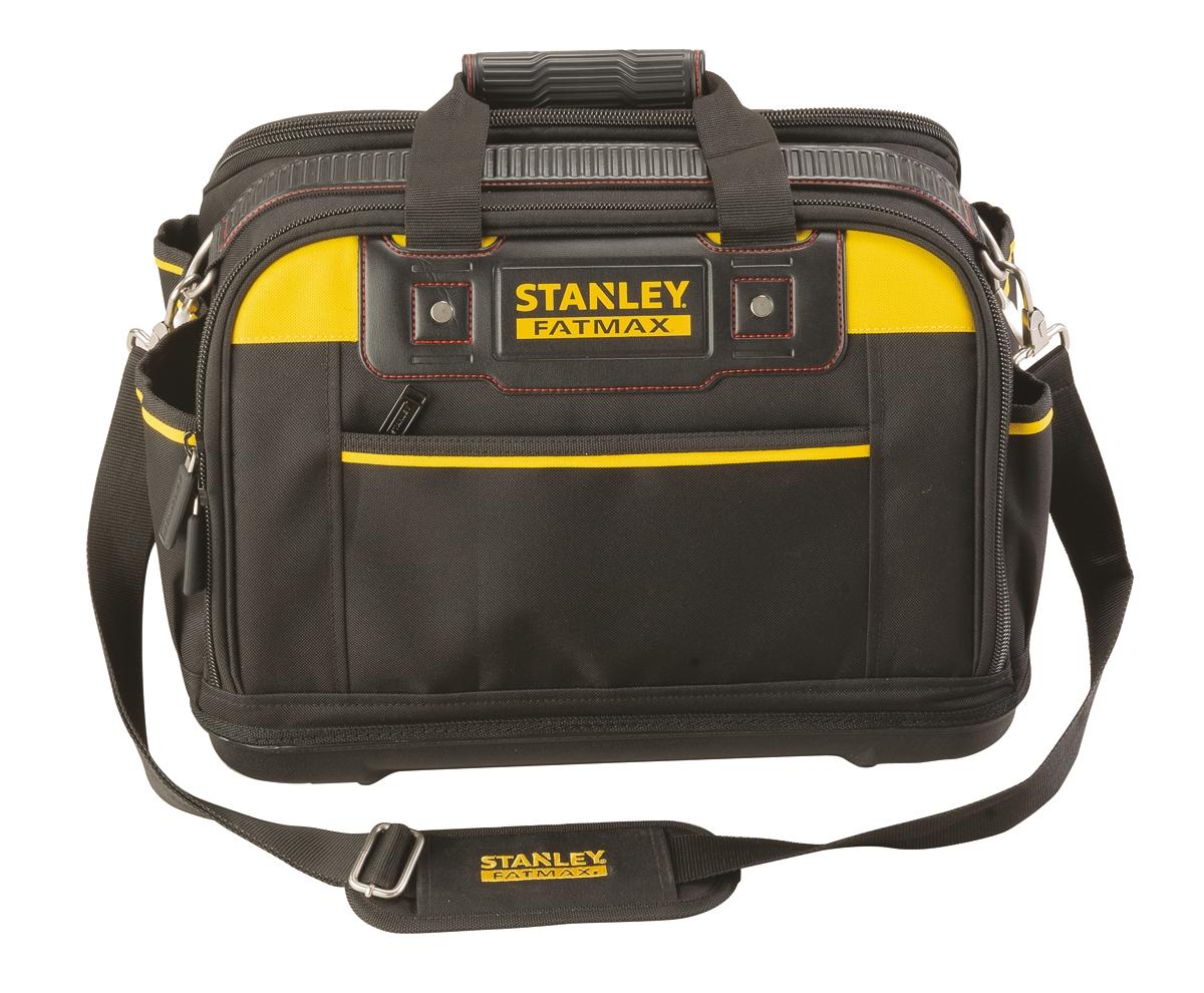 Stanley Gewebe Werkzeugtasche mit 2-Wege Reißverschluss, 280mm x 430mm x 300mm mit Tragriemen