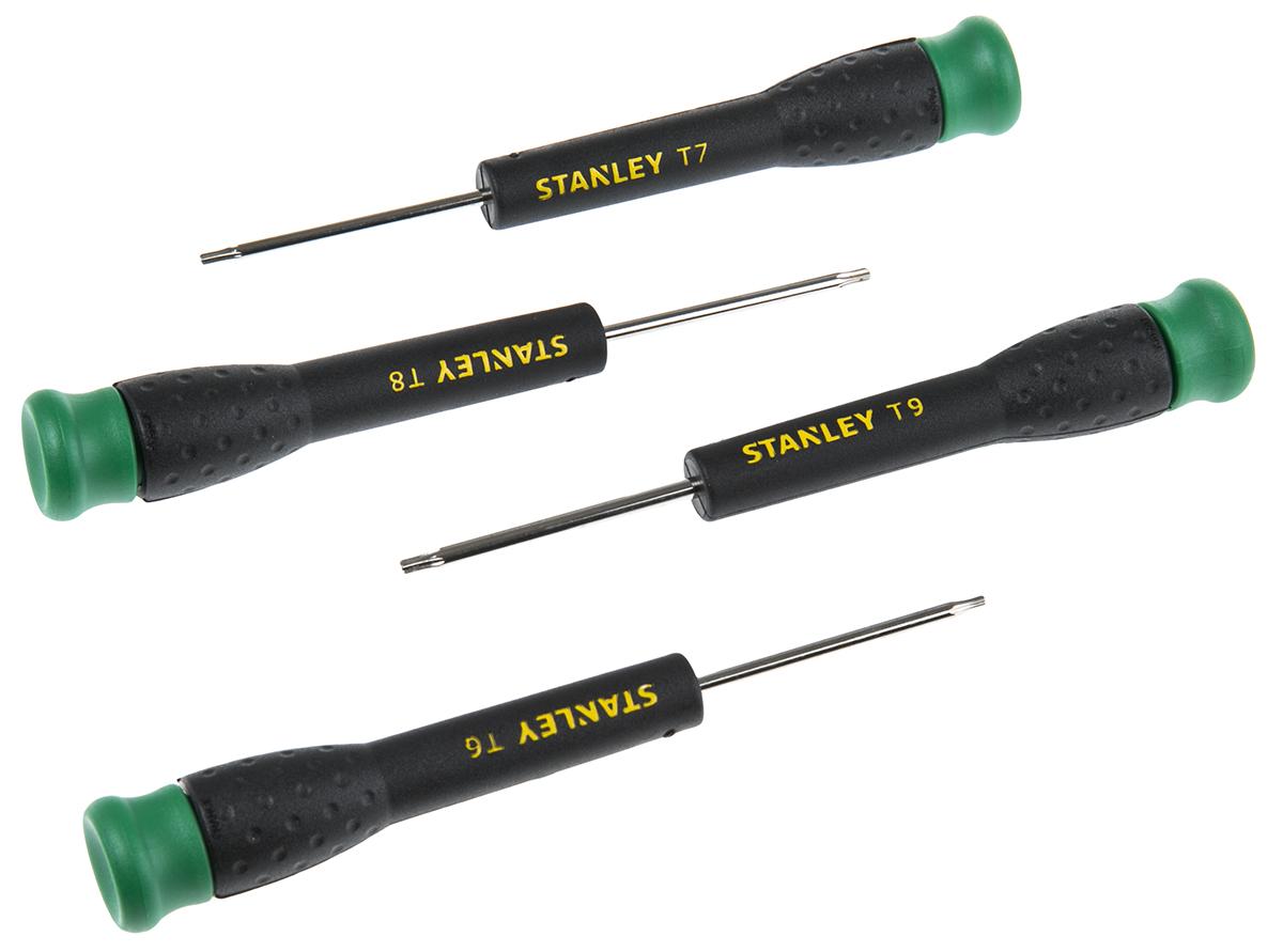 Produktfoto 1 von Stanley Präzisions-Schraubendrehersatz, 4-teilig TORX®