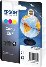 Produktfoto 1 von Epson C13T26704010 Druckerpatrone für Epson Patrone Cyan, Magenta, Gelb 3 Stk./Pack Seitenertrag 250