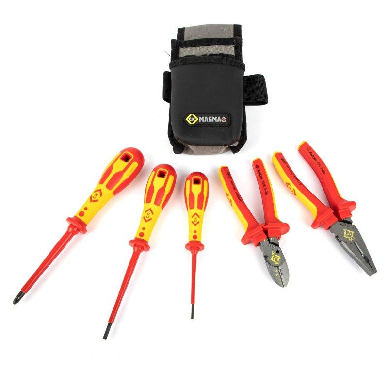 CK VDE Essential Tool Kit Werkzeugsatz, Mappe 5-teilig