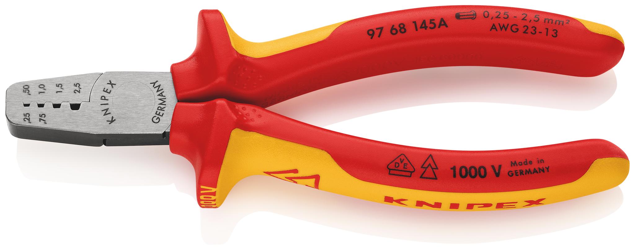 Produktfoto 1 von Knipex Crimpzange 145 mm