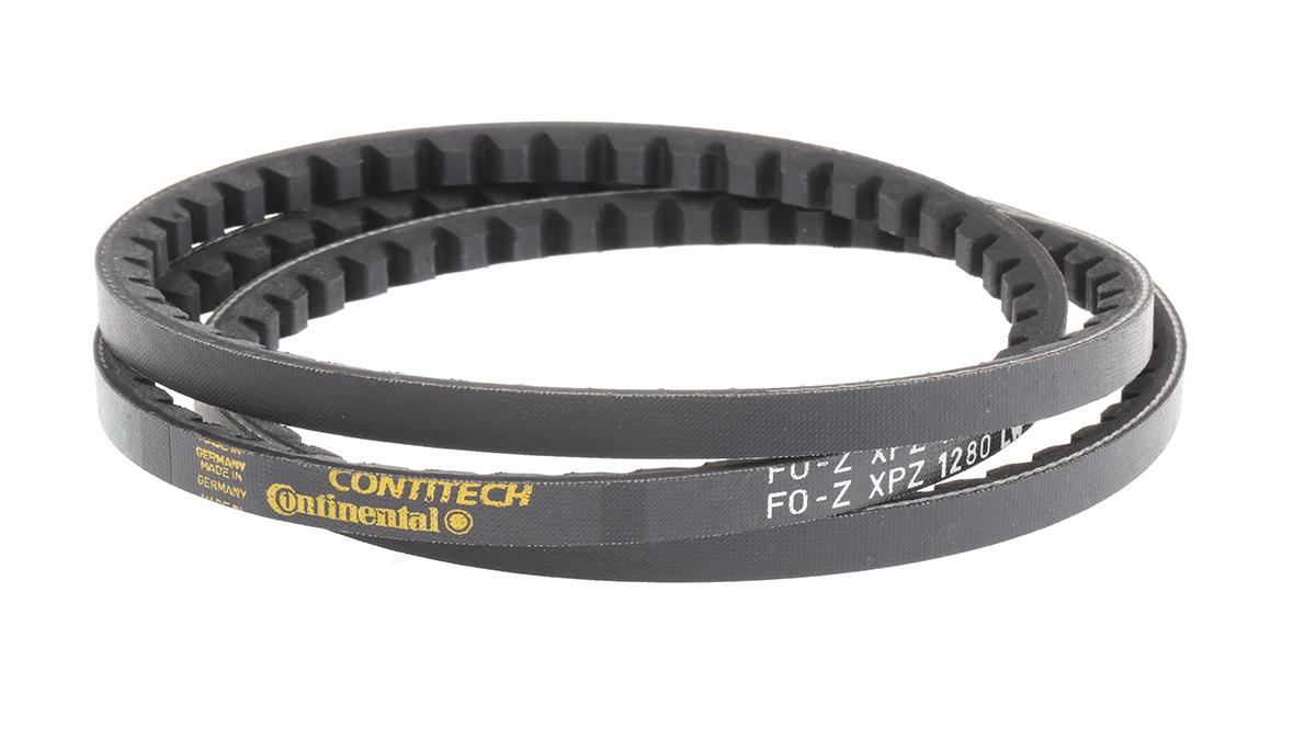 Produktfoto 1 von Contitech CONTI FO-Z Gummi Antriebsriemen, XPZ-Profil 9.7mm x 8mm x 1280mm, Scheiben-Ø 50mm