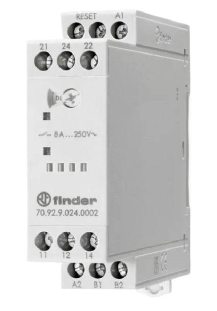 Produktfoto 1 von Finder NFC-Überwachungsrelais, für Thermistor 19,2 → 26,4V ac/dc Ein-phasig DIN-Schienen