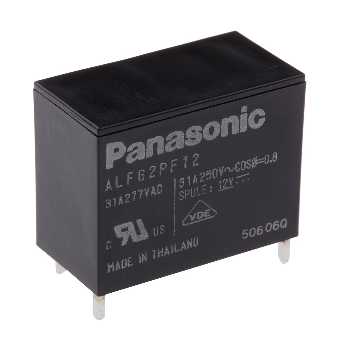 Panasonic  Monostabiles Relais, Printrelais 1-poliger Schließer 31A 12V dc Spule / 1.4W