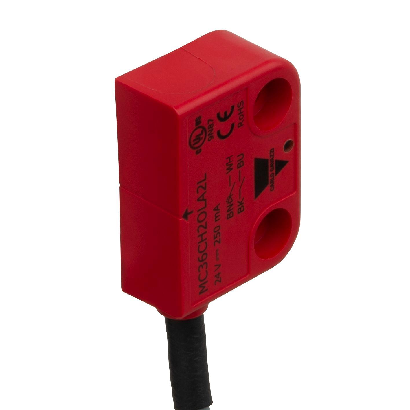 Produktfoto 1 von Carlo Gavazzi MC36C Kabel Sicherheitsschalter aus Kunststoff 12 → 24V ac/dc, Schließer/Öffner, Magnet