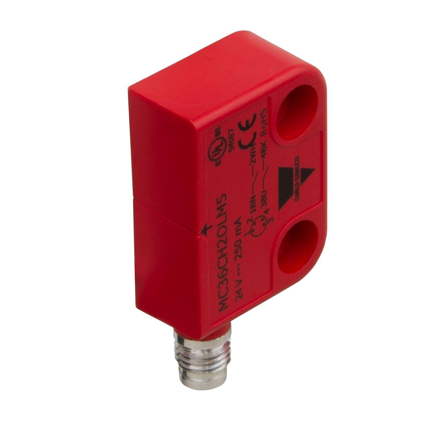 Produktfoto 1 von Carlo Gavazzi MC36C Kabel Sicherheitsschalter aus Kunststoff 12 → 24V ac/dc, Schließer/Öffner, Magnet