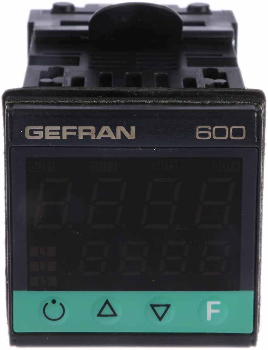 Produktfoto 1 von Gefran 600 PID Temperaturregler, 3 x Relais Ausgang, 100 V ac, 240 V ac, 48 x 48mm