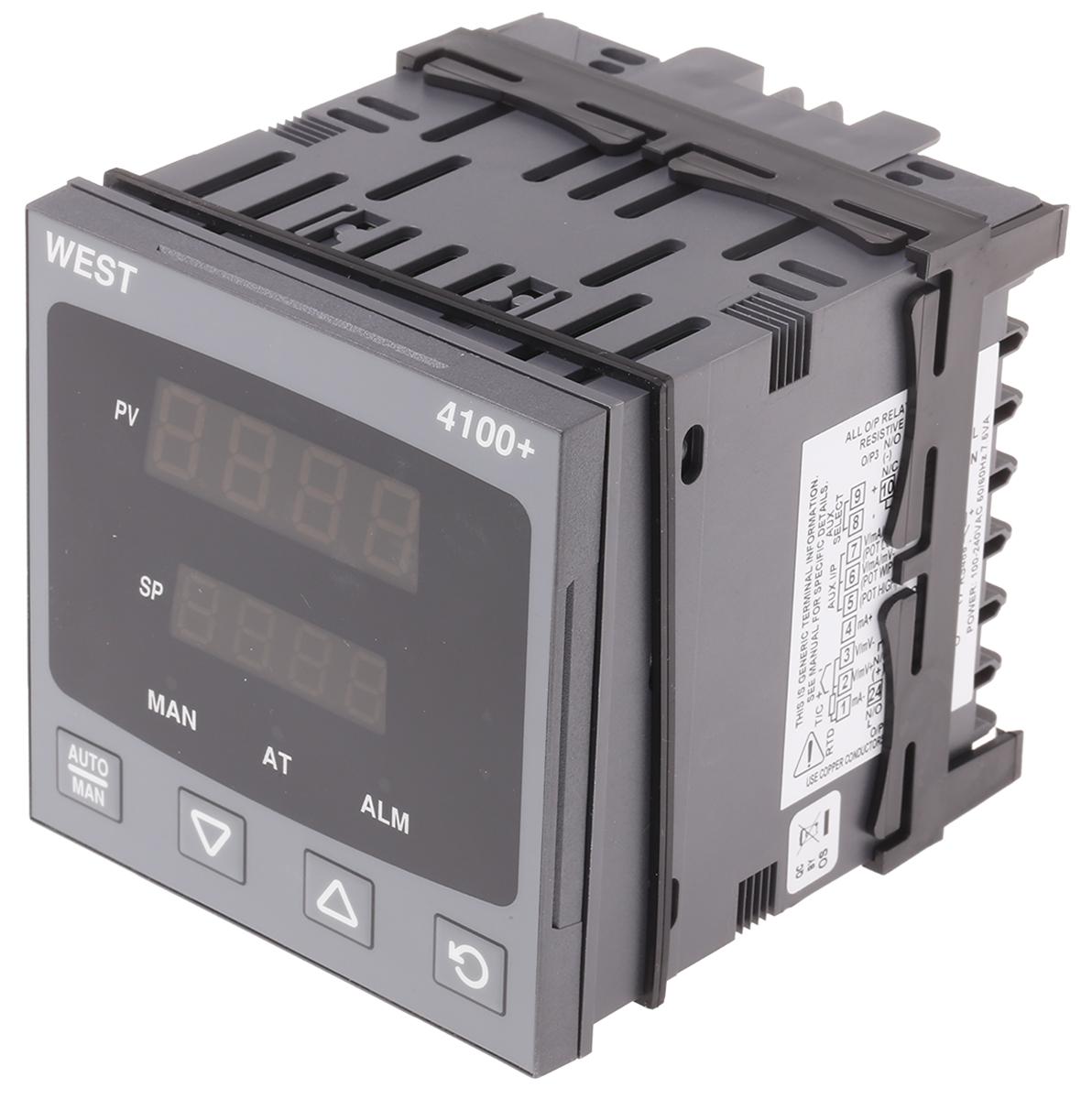 Produktfoto 1 von West Instruments P4100 PID Temperaturregler, 1 x Linear Ausgang, 100 → 240 V ac, 96 x 96mm