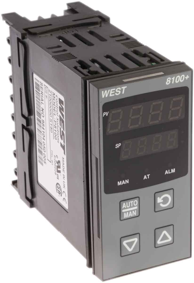 Produktfoto 1 von West Instruments P8100 PID Temperaturregler, 1 x Relais Ausgang, 100 → 240 V ac, 96 x 48mm