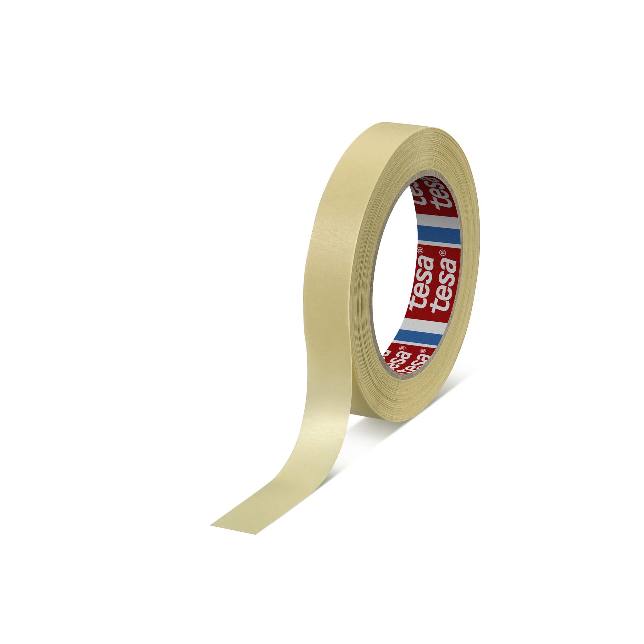 Produktfoto 1 von Tesa 4323 Papier Abdeckband Beige, Stärke 0.13mm Naturgummi-Kleber 19mm x 50m