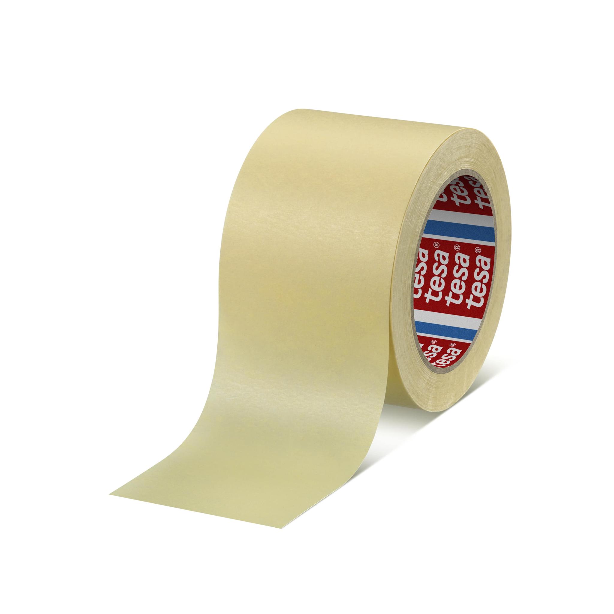 Produktfoto 1 von Tesa 4323 Papier Abdeckband Beige, Stärke 0.13mm Naturgummi-Kleber 75mm x 50m