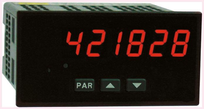 Produktfoto 1 von Red Lion Bidirektional Zähler LED-Display 6-stellig, Sekunden, max. 25kHz, 85 → 250 V ac, 0,00001 → 9,9999