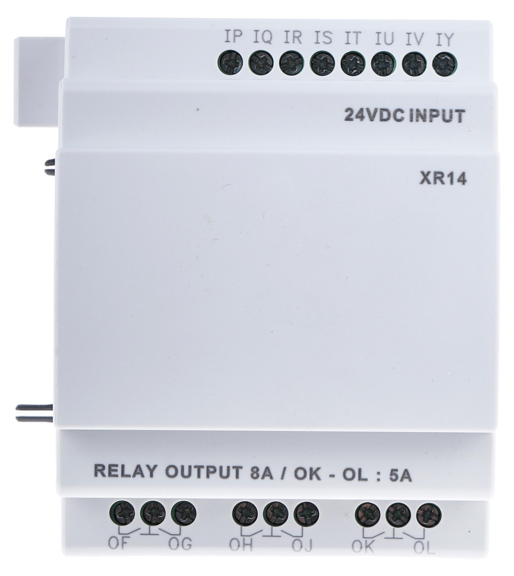 Produktfoto 1 von Crouzet Millenium 3 E/A-Modul, 8 Eing. Relais Ausg.Typ Digital Eing.Typ für Serie Millenium 3 24 V dc