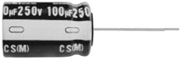 Nichicon CS, THT Aluminium-Elektrolyt Kondensator 68μF ±20% / 450V dc, Ø 18mm x 31.5mm, bis 105°C