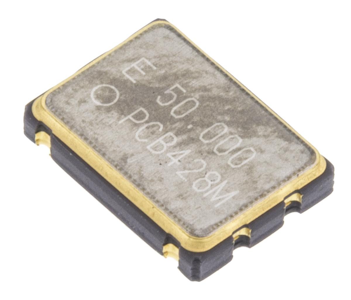 Epson Oszillator,XO, 50MHz, ±50ppm, CMOS, CA, 4-Pin, Oberflächenmontage, 7 x 5 x 1.4mm