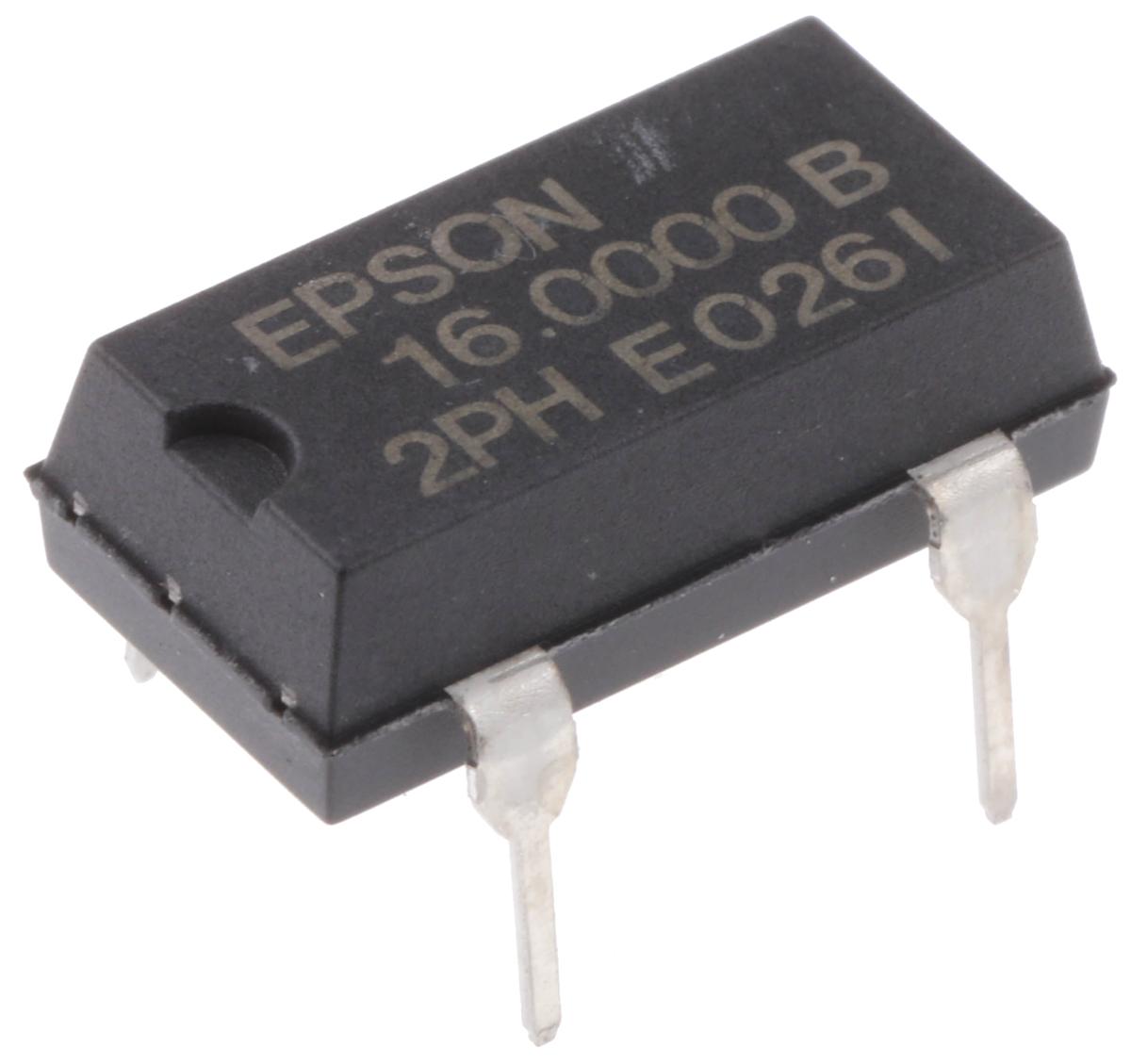 Epson Oszillator,XO, 16MHz, ±50ppm, CMOS, PDIP, 4-Pin, Durchsteckmontage, 13.7 x 6.6 x 5.3mm