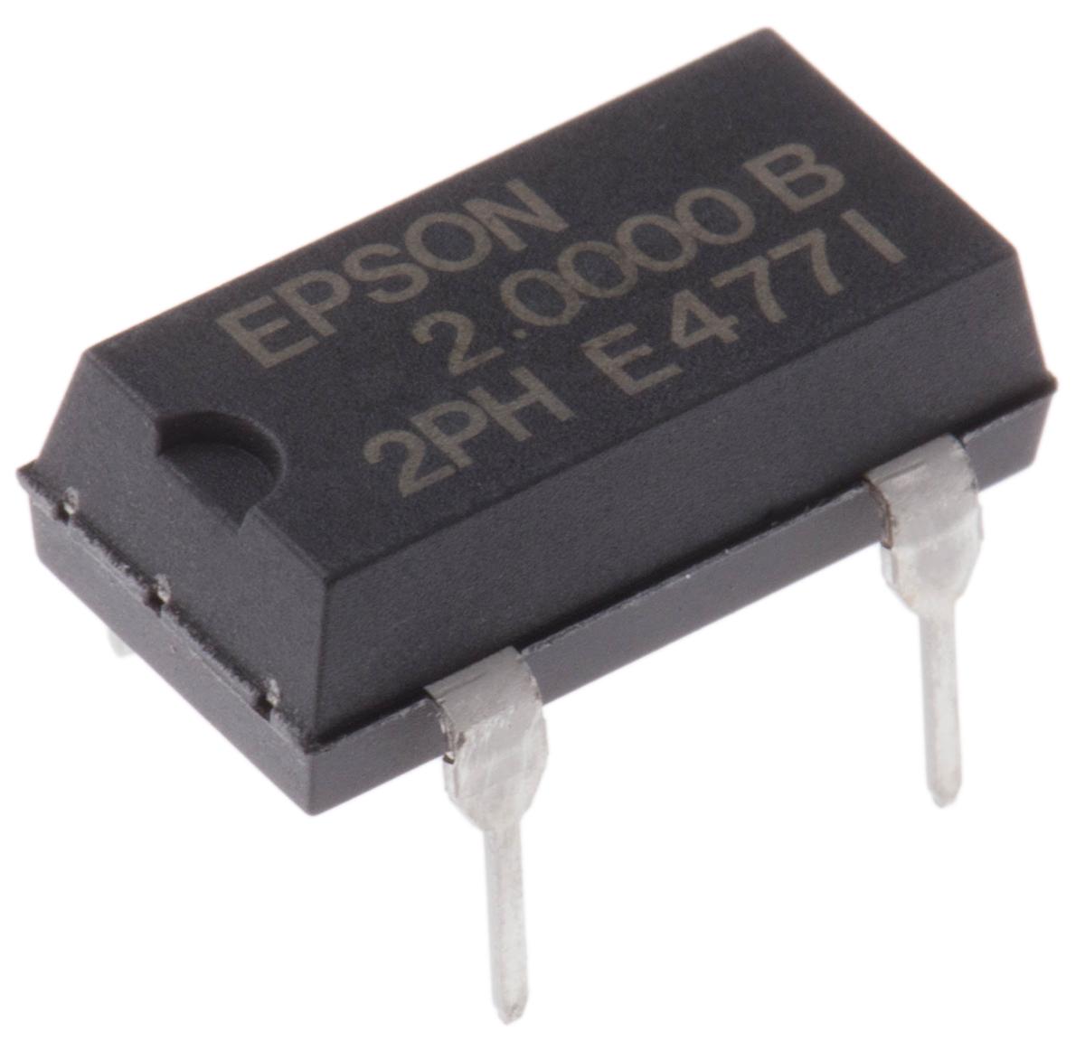 Epson Oszillator,XO, 2MHz, ±50ppm, CMOS, PDIP, 4-Pin, Durchsteckmontage, 13.7 x 6.6 x 5.3mm