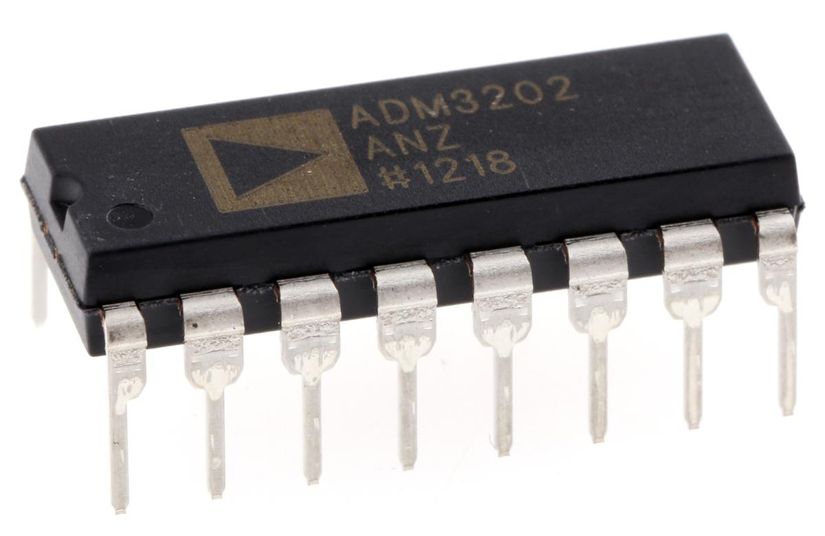 Produktfoto 1 von Analog Devices Leitungstransceiver 16-Pin PDIP