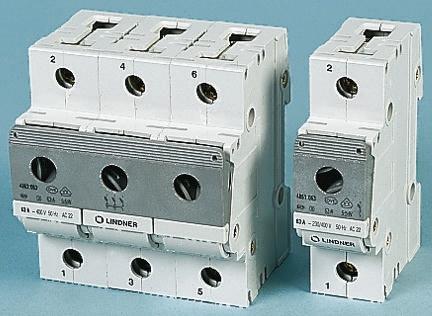 Produktfoto 1 von Mersen D-Sicherungshalter 63A 400V ac 2P-polig