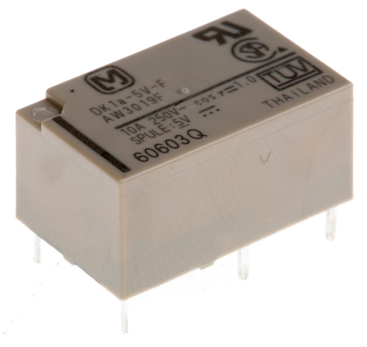 Produktfoto 1 von Panasonic  Monostabiles Relais 10A 5V dc Spule